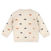Organic Baby Sweater - Fish Jacquard, 0-3 Months