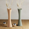 Spiral Flower Vase - Green, 9