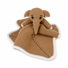 Organic Cotton Baby Lovey - Elephant