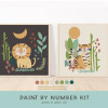 Paint by Number Kit for Kids - Lion & Tiger