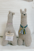 Baby Alpaca Wool Llama Rattle - Brown