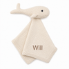 Personalized Organic Knit Whale Lovey