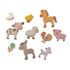 wooden farm figurine toys