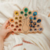 Wooden Sorting Toy - Peacock
