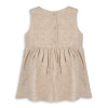 Organic Linen Baby Dress and Bloomers - 3-6m