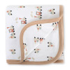 Train Knit Baby Blanket