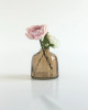 Handblown Flower Vase - Smoke