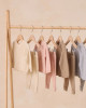 Organic Knit Baby Pants - Rose - 0-3m