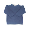 Organic Knit Toddler Sweater - Blue Organic Knit Toddler Sweater - Blue