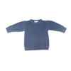 Organic Knit Toddler Sweater - Blue Organic Knit Toddler Sweater - Blue