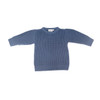 Personalized Organic Knit Toddler Sweater - Blue Personalized Organic Knit Toddler Sweater - Blue