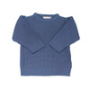 Personalized Organic Knit Toddler Sweater - Blue Personalized Organic Knit Toddler Sweater - Blue