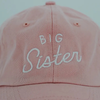 Big Sister Pink Twill Hat