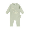 Organic Baby Clothes - Embroidered Dino Jumpsuit