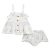 Organic Muslin Dress and Bloomers - Carnival Print
