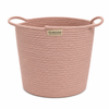 Organic Cotton Rope Basket - Dusty Pink