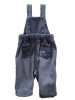Soft Organic Corduroy Overalls - Blue