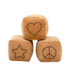Organic Soft Baby Blocks - Set of 3