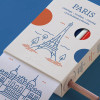Paris Travel Guide Coloring Book - Continuous Scroll
