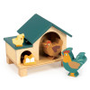 Wooden Chicken Coop Play Set