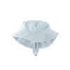 Organic Cotton Sun Hat - Seersucker Blue