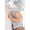 Organic Cotton Sun Hat - Seersucker Blue