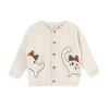 3D Embroidered Knit Cardigan - Dino