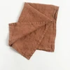 Stone Washed Linen Tea Towel - Terracotta