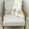 Lightweight Cotton Throw Blanket - Beige