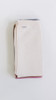 Personalized Organic Knit Baby Blanket - Cream w/Pink Thread