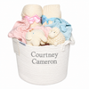 Organic Gift Baskets - Twin Collection - Pink & Blue