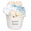 Organic Gift Baskets - Twin Collection - Blue