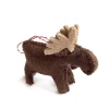 Felt Wool Tree Ornament - Moose