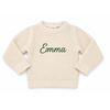 Personalized Holiday Kid's Sweater - Cream
