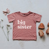 Big Sister T-Shirt - Mauve, 4T