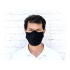 Linen Face Mask - Adult, Black Linen