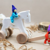 Wooden Horse Pull Toy - Galloping Horses