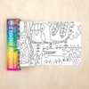 Coloring Roll - Rainbow Animals