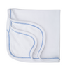 Organic Baby Blankets - Swaddle - Blue