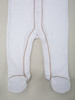 Organic Footed Pajamas - Brown Stitch - Nb-3m