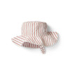 Organic Cotton Sun Hat - Pink Stripe, 6-12