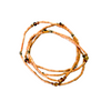 ZuluGrass Bracelet Single Strand - Light Orange