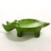 Soapstone Trinket Dish - Rhino Green