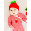 Organic Baby Hat - Strawberry, 0-3M