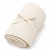 Organic Baby Blanket - Knit Cream