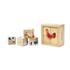 Wooden Block Set - Farm Animals