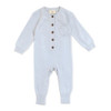 Organic Baby Romper - Blue - Knit - 6-12m