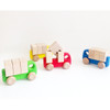 Wooden Toy Truck with Blocks - Red