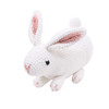 Hand Knit Organic Stuffed Bunny - Baxter