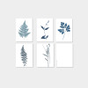 Greeting Card Set of 5 - Ferns and Grasses